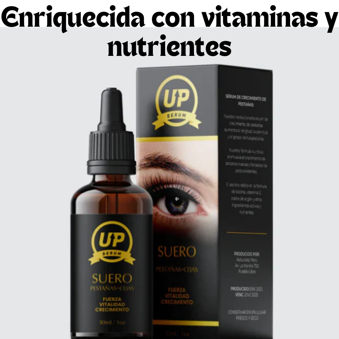 Suero de pestañas y cejas