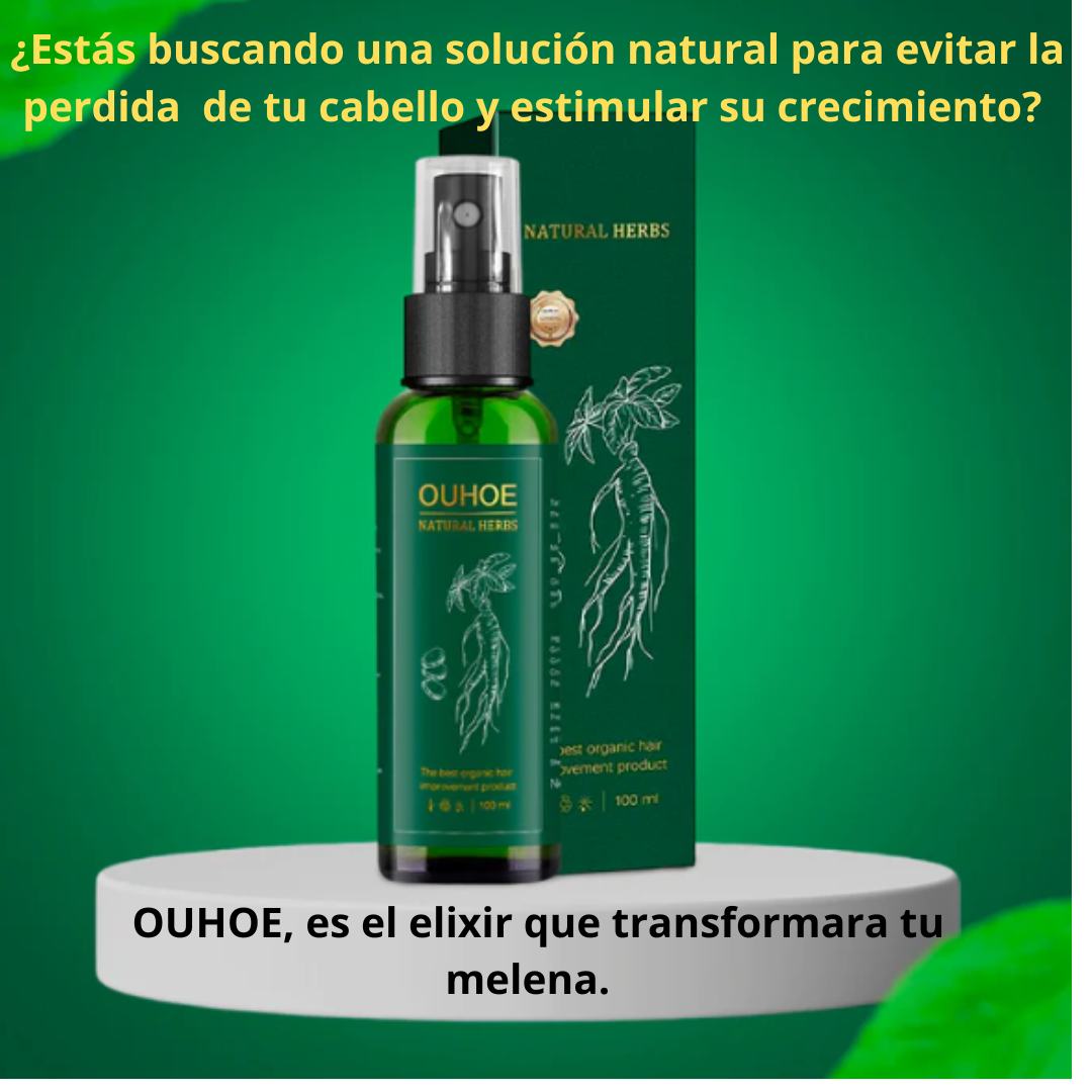 OUHOE -  ELIXIR PARA EL CRECIMIENTO DEL CABELLO